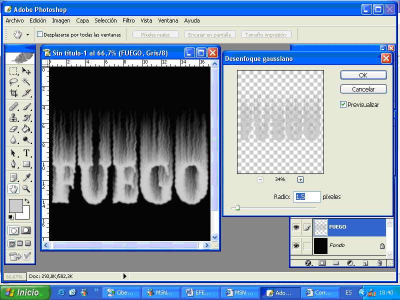 Tutorial: Efecto de Fuego en Texto 05