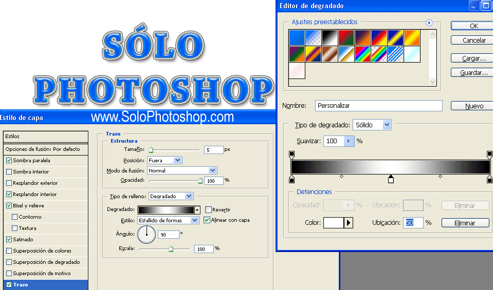 Texto con Efecto Pl�stico 5